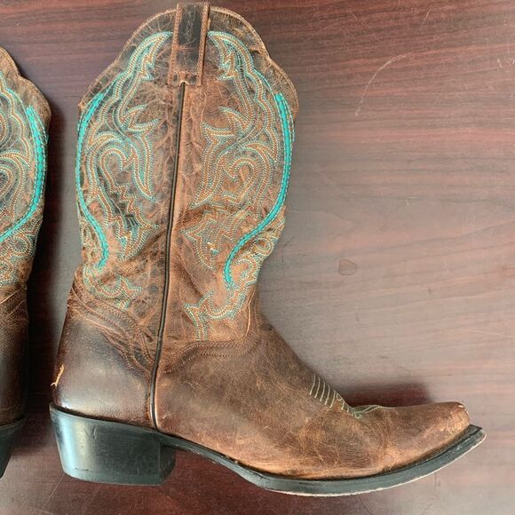 JB Dillon Western Boot Women’s Brown size 10B - Picture 5 of 10